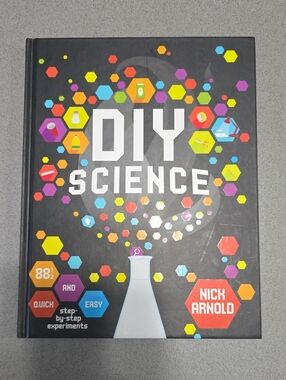 DIY Science Hardcover Book - Black with Multicolor Accents